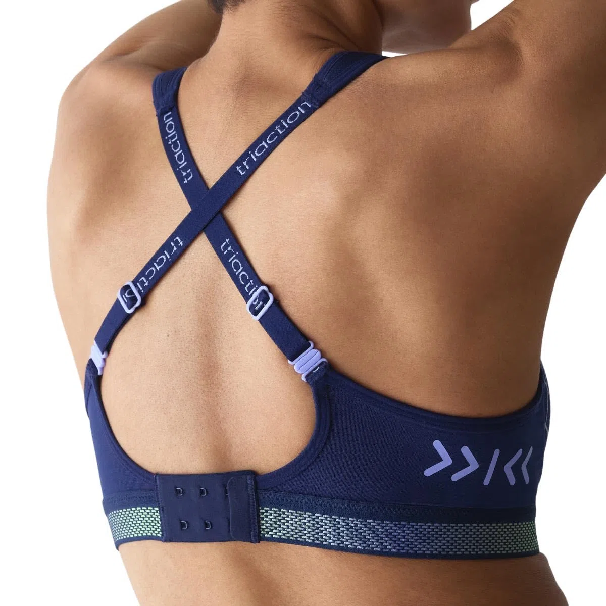 Triumph Triaction Cardio Flow P EX - Sujetador Deportivo para Mujer, sin Aros, Acolchado, Azul Oscuro, 70C
