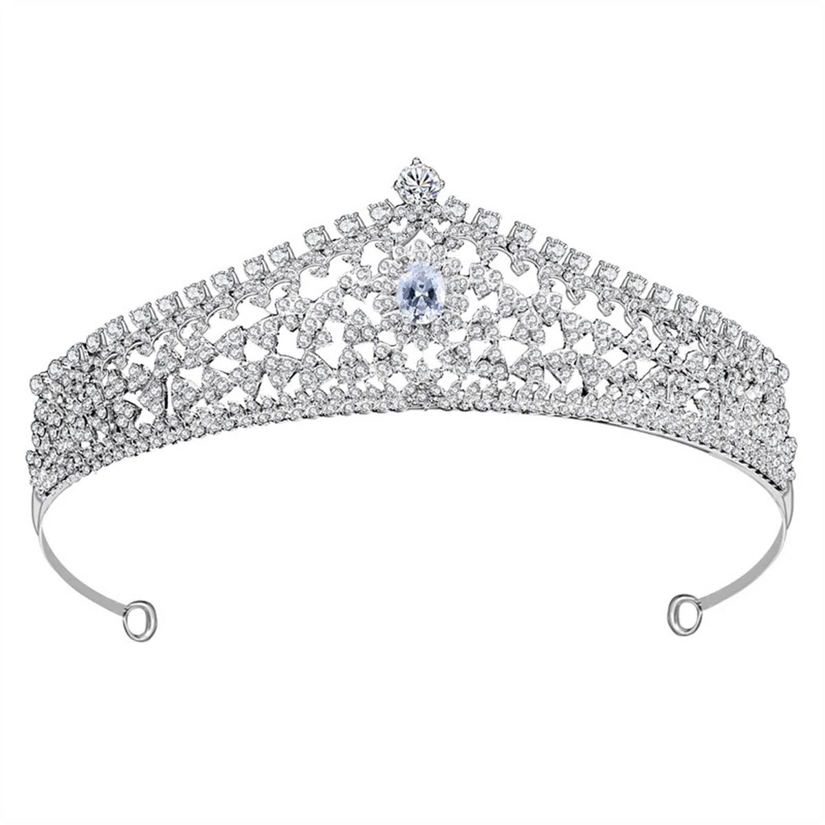 Tocados de Boda Crown Crystal Bridal Wedding Tiara y Crown Bodas Accesorio for el Cabello Decoración Tocado Novia