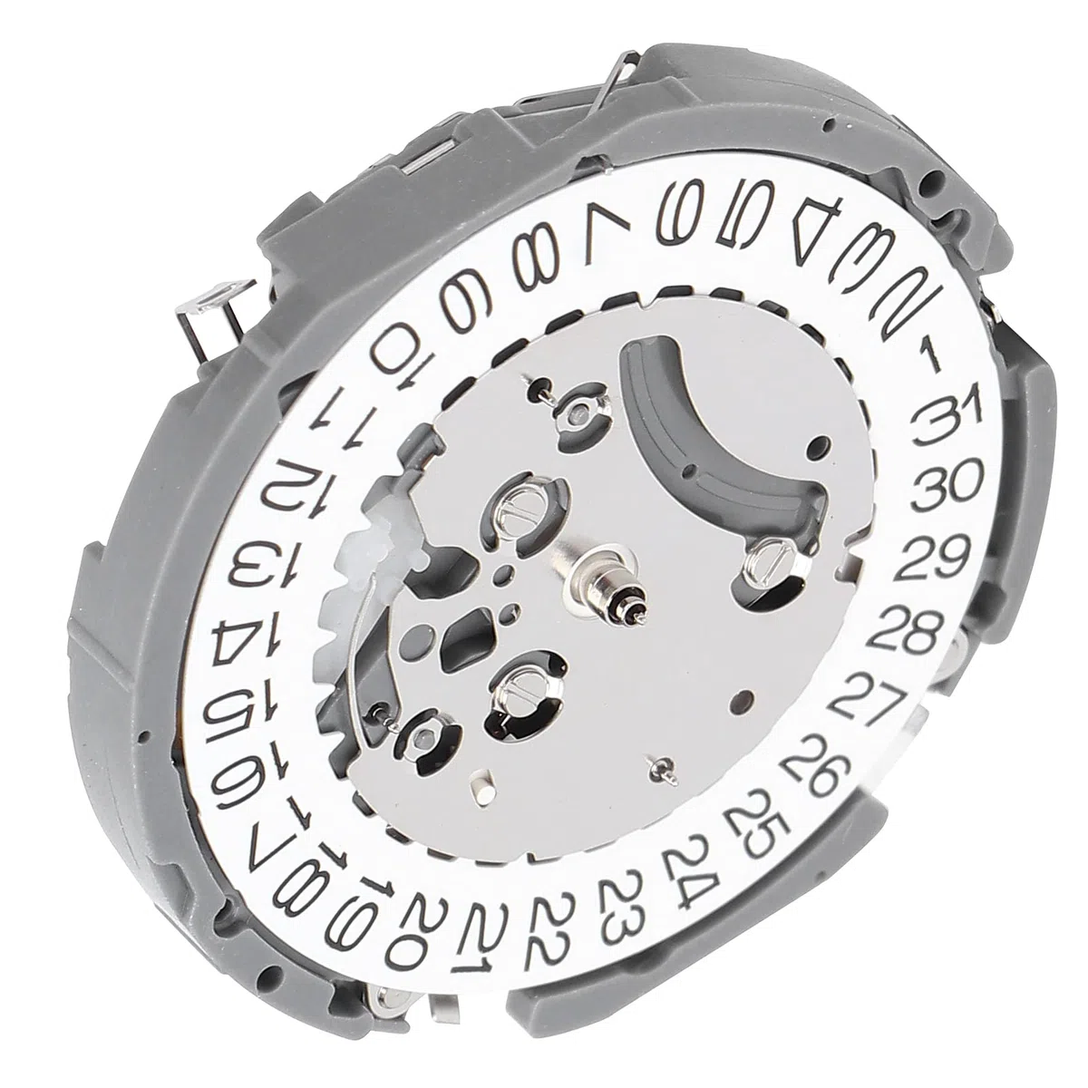 AMONIDA Pieza de Reparación de Cuarzo de Repuesto de Movimiento de Reloj VK63 con Batería para Entusiastas de la Reparación de Relojes Diseño de Aleación Duradera