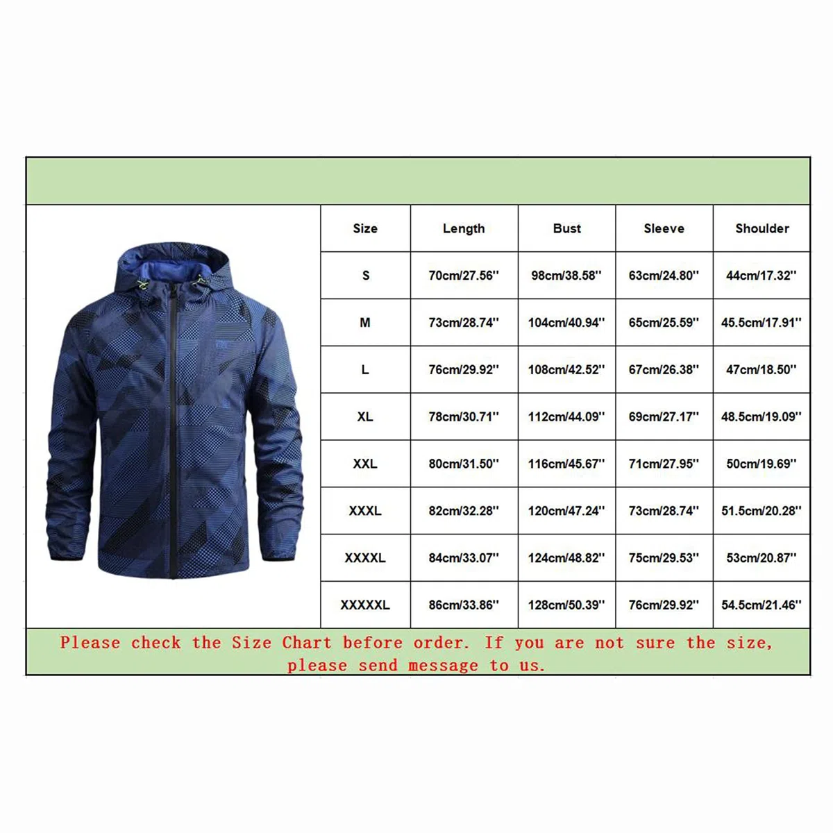 Chaqueta de entrenamiento para hombre, fina, chubasquero para hombre, transpirable, ligera, bolsillos con cremallera, chaqueta de entretiempo, chaqueta estampada, parte superior deportiva, informal