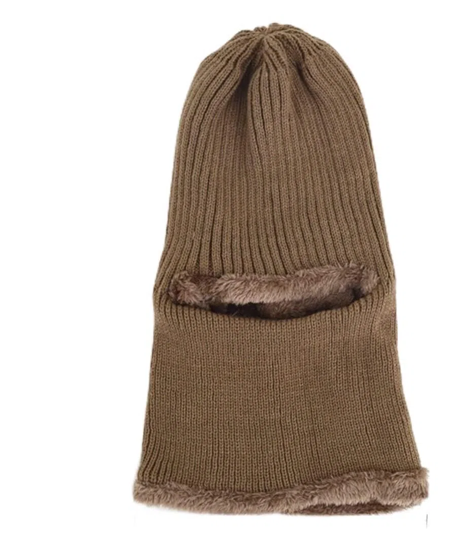 Gorro de invierno for hombre, gorros térmicos, pasamontañas de esquí a prueba de viento for hombre, gorros de invierno con forro polar de crochet de lana cálida, regalos for hombres, mujeres