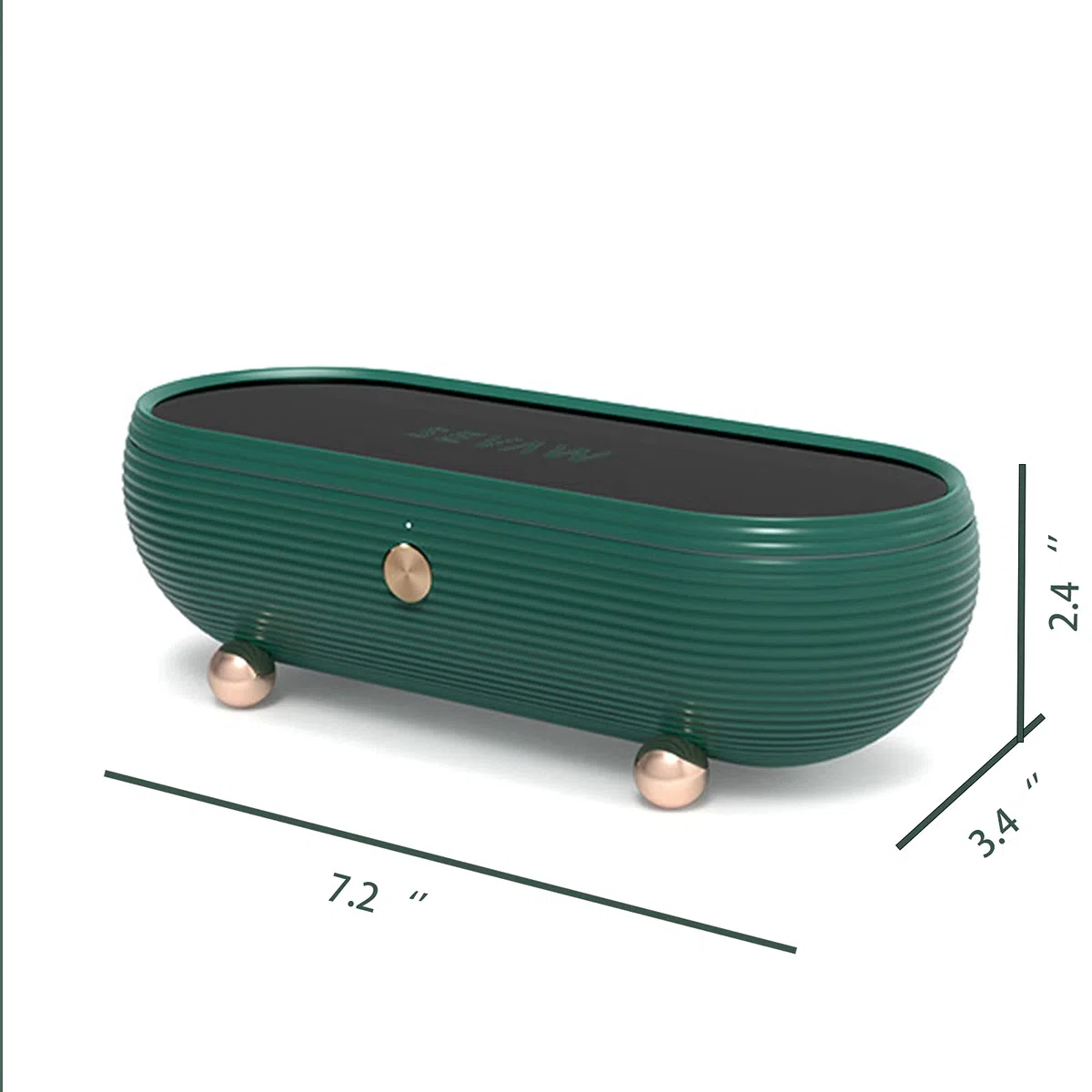 Limpiador Ultrasónico de 45 KHz, Máquina de Limpieza por Ultrasonido Portátil para Joyería, Maquinilla de Afeitar de Vidrio, Cuidado Personal, Dispositivo de Limpieza por Ultrasonido de 12 V