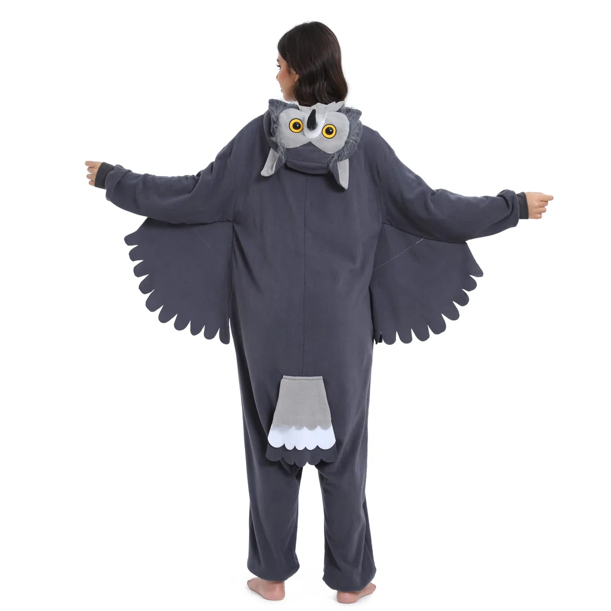 NAITOKE Disfraz de animal para adultos, disfraz de Halloween, pijama de una pieza para mujeres, hombres y adolescentes