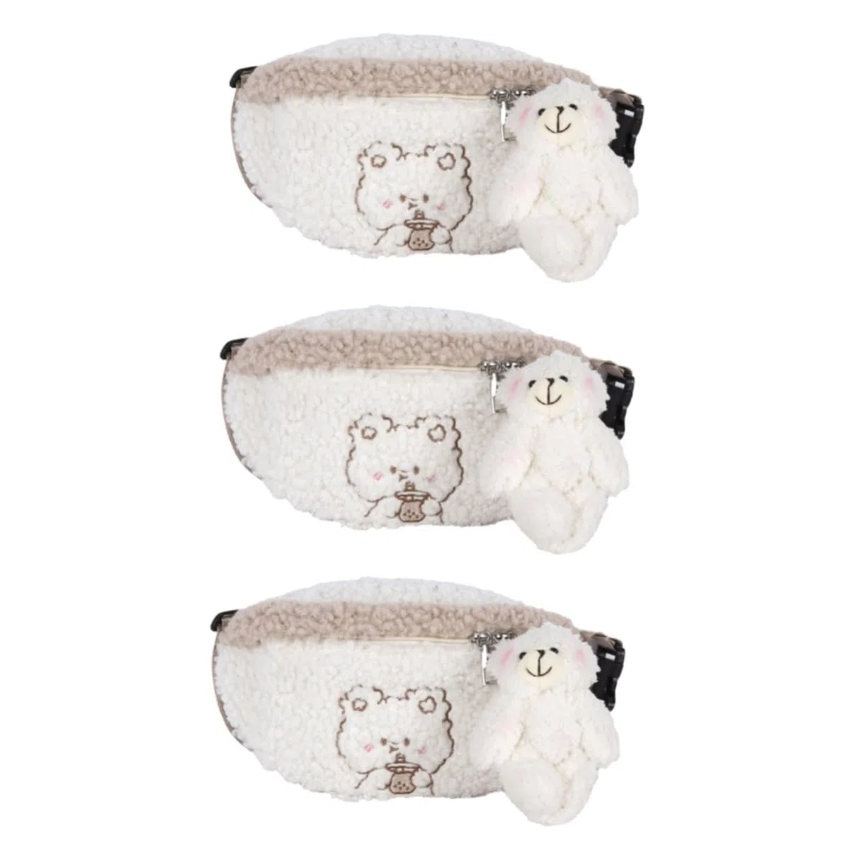 GALPADA Riñonera De Peluche Para Crossbody Billetera Para Niños Bolsa De Almacenamiento De Cintura Monederos Para Niños Cartera De Bolso Para Niñas Felpa