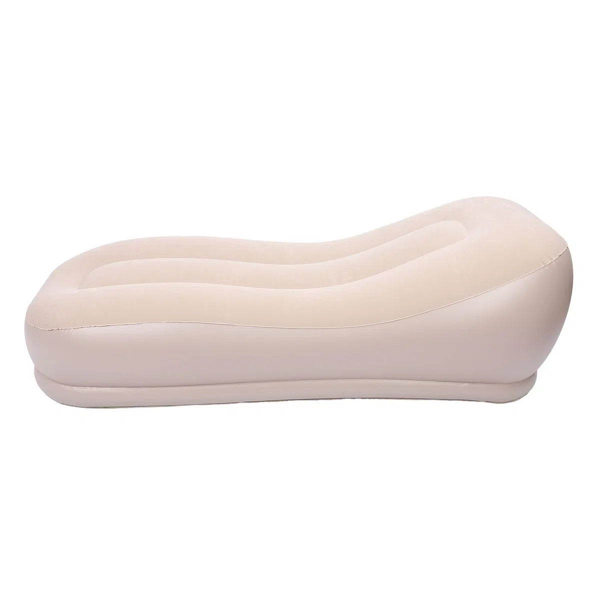 Aramox Sillón Inflable Automático, Sofá Reclinable de Tela Flocada con