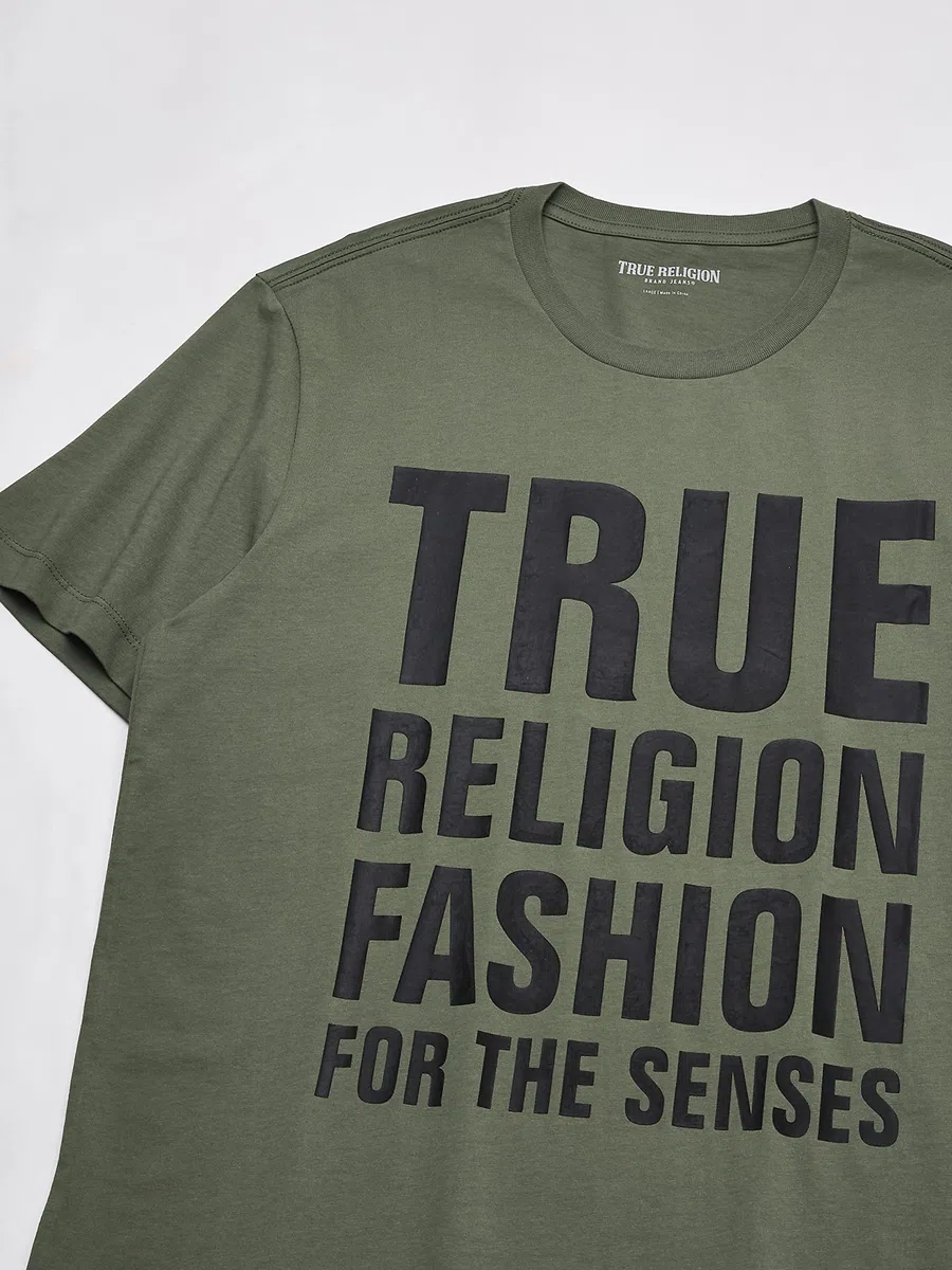 True Religion Fashion For Senses Short Sleeve Crew Neck tee Camiseta para Hombre