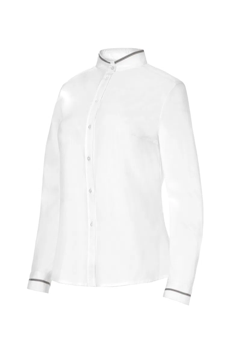 Camisa de Camarera Manga Larga Cuello Mao Mujer. Ropa Camarera/Hosteleria Ref: 2043
