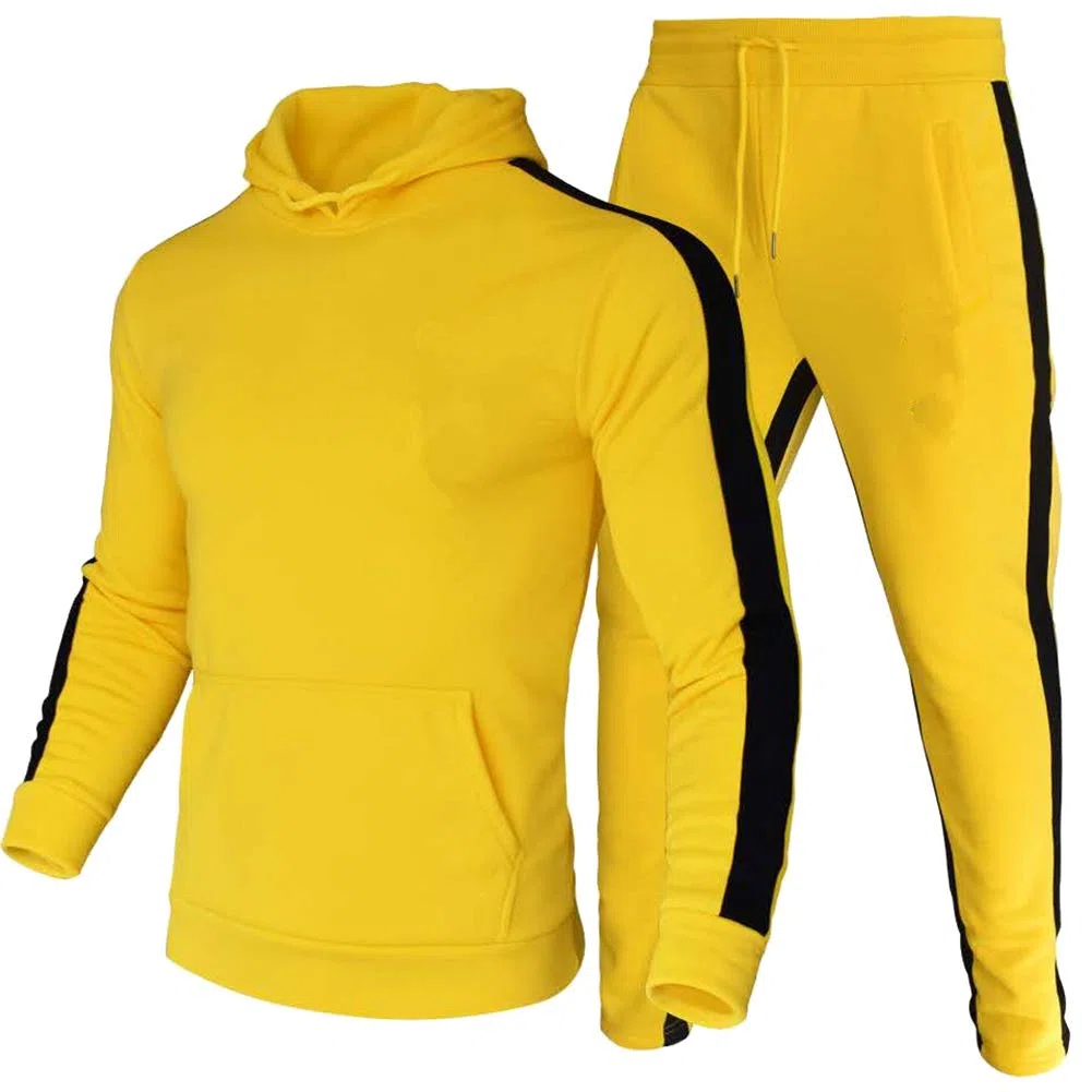 amropi Conjunto de Chandal Jogging para Hombre Sudaderas con Capucha y Pantalones 2 Piezas