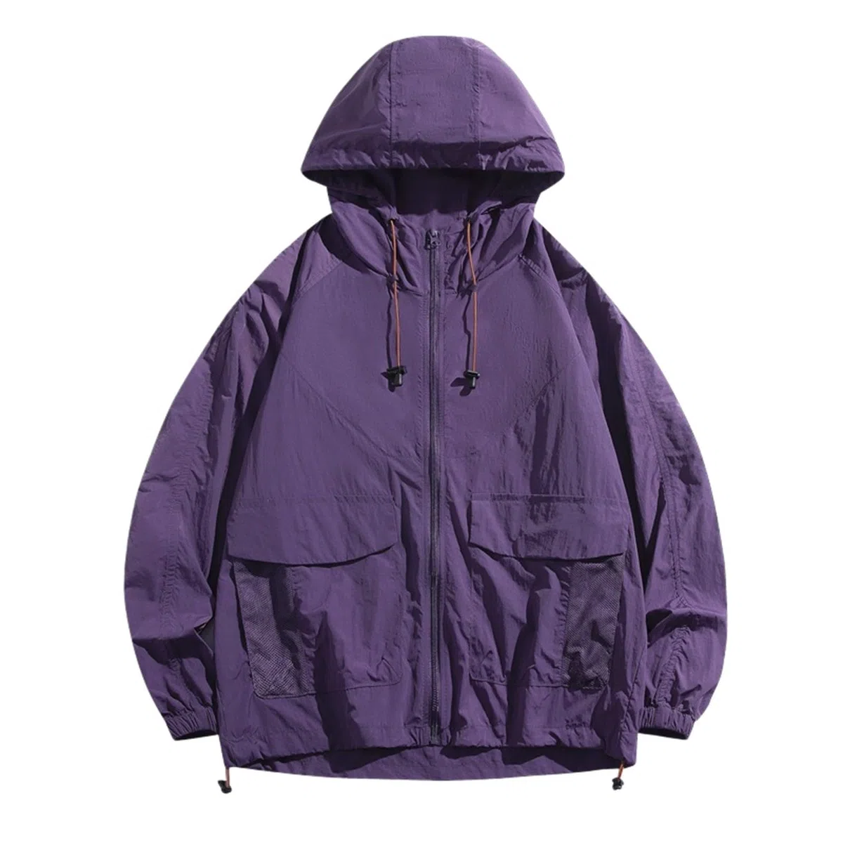 Chubasquero ligero para mujer, resistente al agua, transpirable, chaqueta de entretiempo con capucha, chubasquero plegable, chaqueta deportiva con capucha, chaqueta de trekking, chaqueta de senderismo