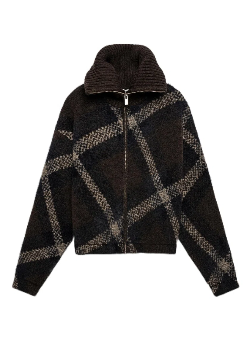 Mavi Zipper Cardigan Sweater Mujer