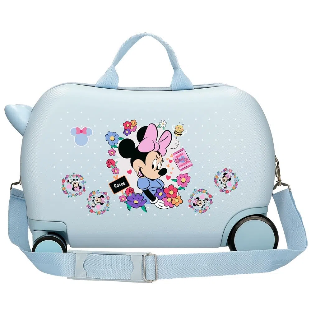 Joumma Disney Minnie Flowers Maleta Infantil Blanco 45x31x20 cms Rígido 1,8 kgs ABS 1,8 kgs 24,6L Equipaje de Mano