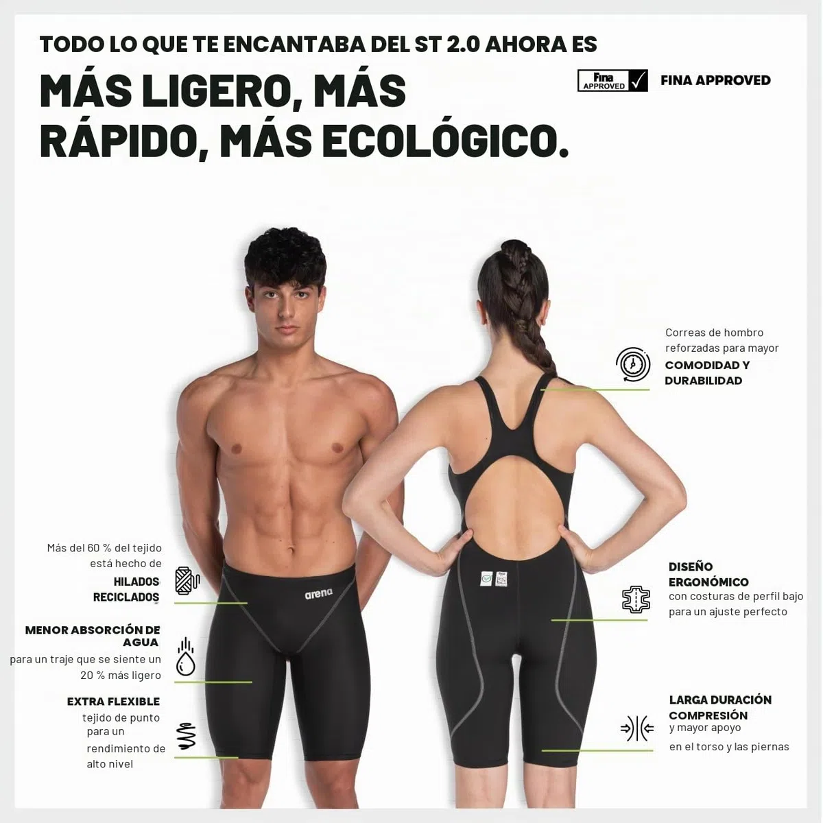 ARENA Bañador Jammer de Competición Powerskin ST Next para Hombre, Aquamarine, 70