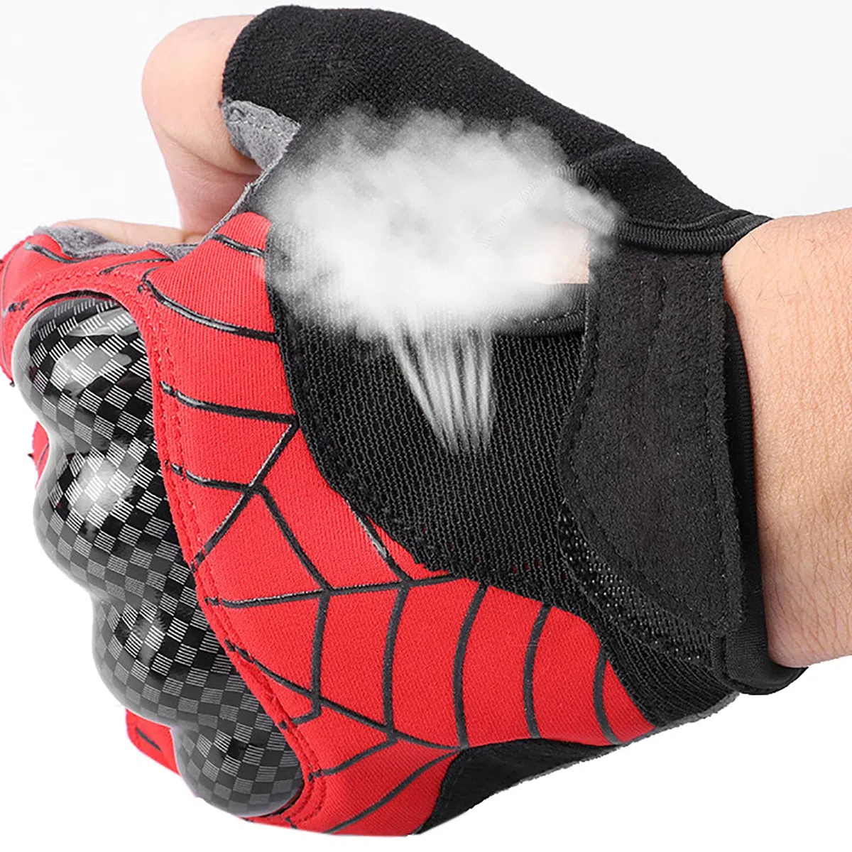 Desconocido Guantes de Ciclismo, Transpirables Guantes con Almohadillas Amortiguadoras para Bicicleta Montaña Bici Gimnasio, Hombre y Mujer