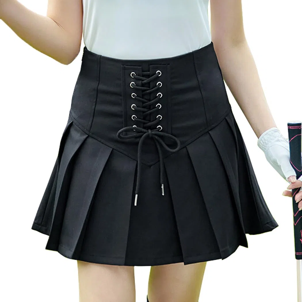 LANGWEI Faldas De Tenis Plisadas para Mujer Faldas Pantalón De Golf De Talle Alto con Pantalones Cortos con Forro