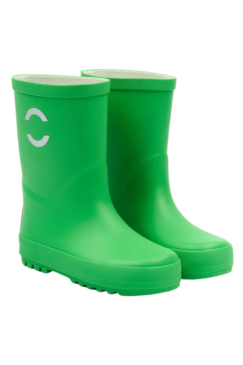 Mikk-line Botas de goma para niños verdes | Botas de lluvia para niños | Botas de goma ligeras | Botas de goma impermeables | Botas de lluvia y botas para niños