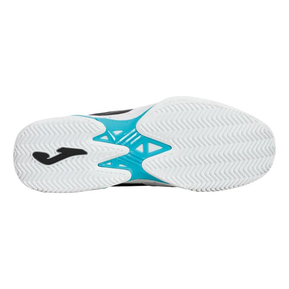 Zapatilla Hombre Padel Set (Blanco-Negro, Sistema Tallas Calzado EU, Adulto, Hombre, Números, Mediano, 43)