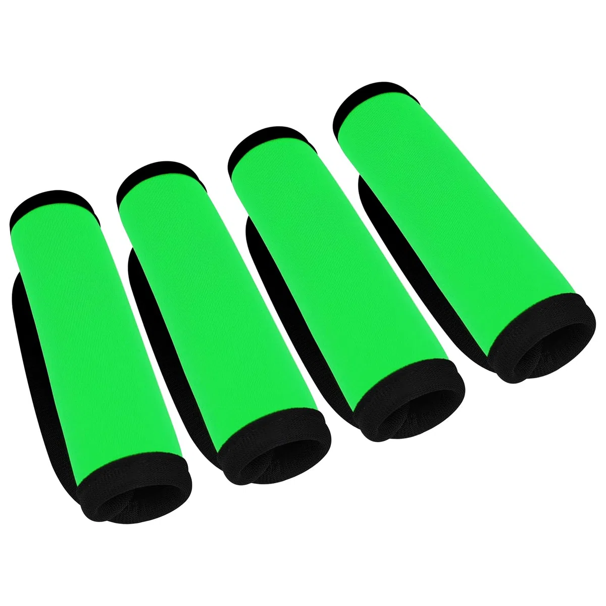 4 fundas para asa de equipaje, 5.5 x 6 pulgadas, identificadores de equipaje para maletas, identificador de maleta para avión, viajes, crucero, viajes (verde)