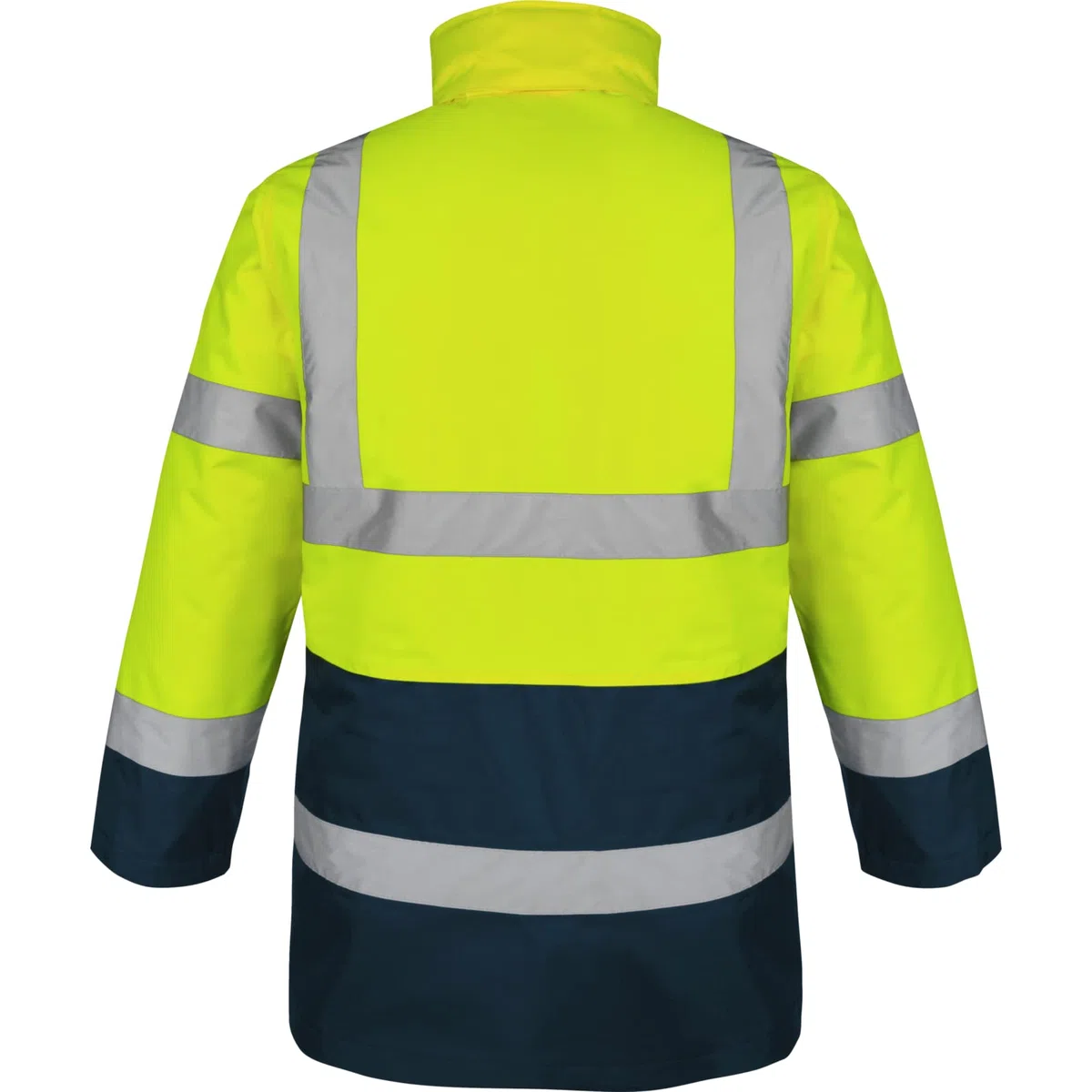 WÜRTH MODYF Parka de Trabajo Alta Visibilidad 3/2 Amarillo/Marino - Tamaño M