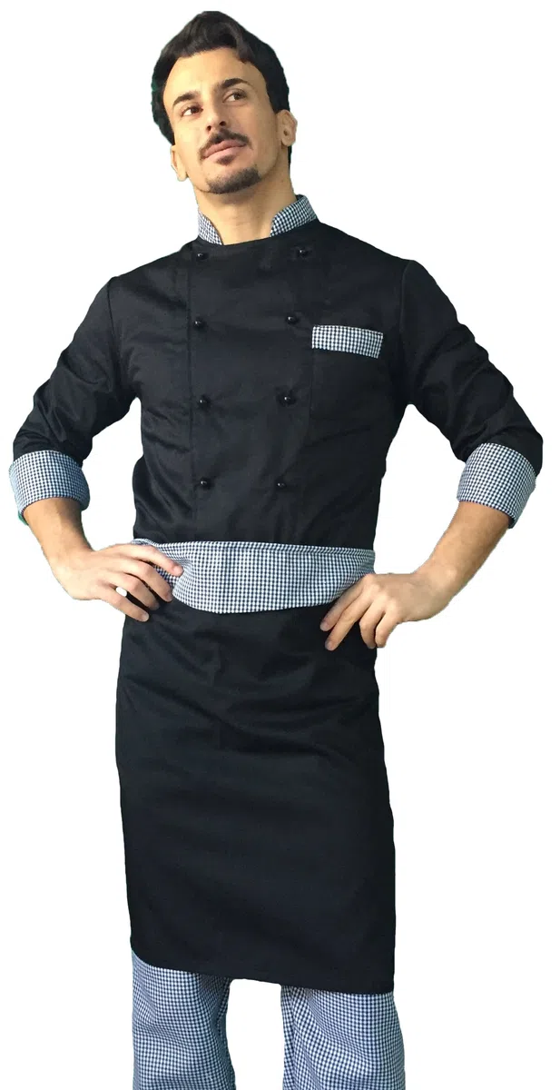 Ropa de cocinero y chef para hombre/mujer, tallas de XS a XXXXL, varios modelos: completo - uniforme de cocinero, chaqueta - casaca, pantalón, delantal - peto, pañuelo
