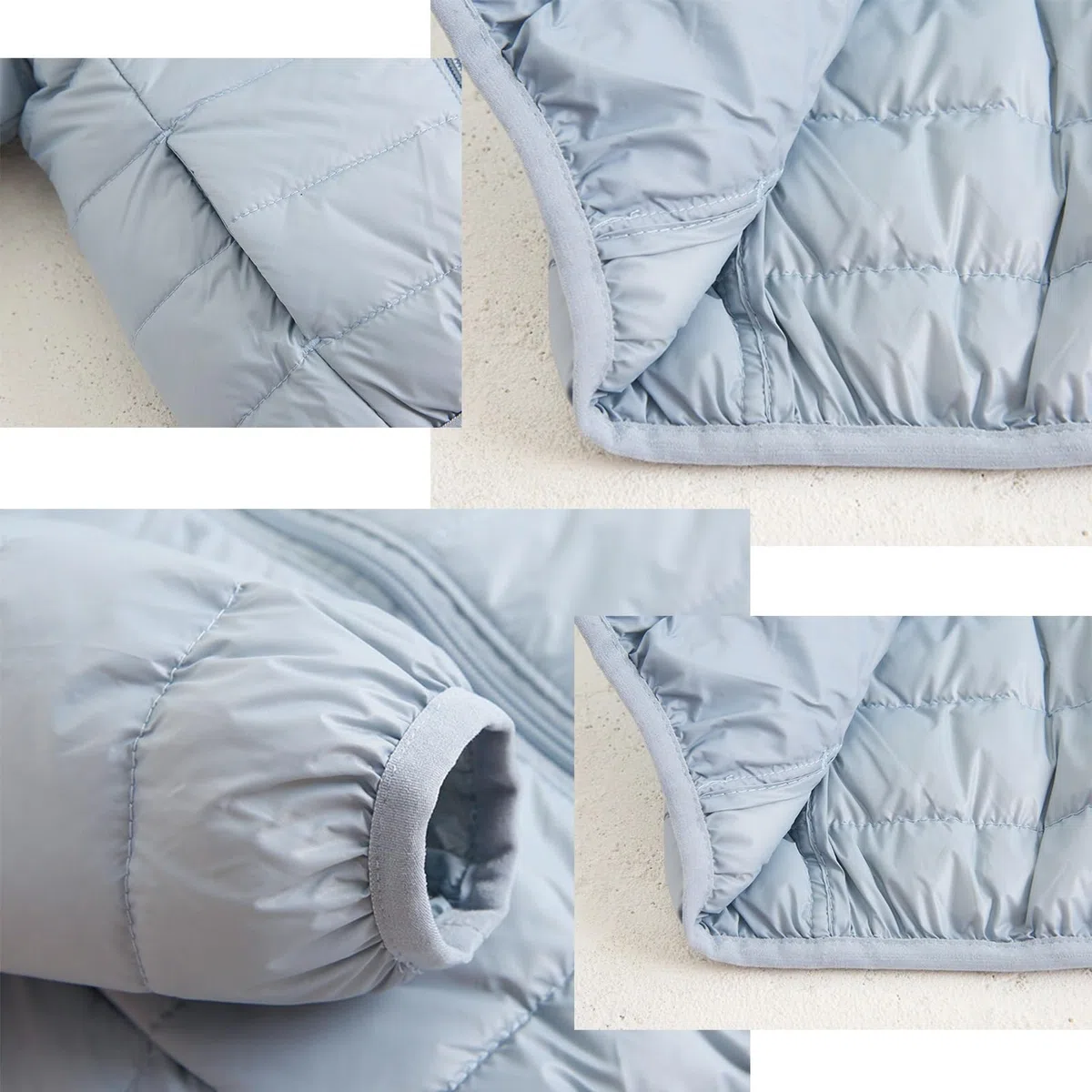 MEGXON Chaqueta Invierno for Niñas Niños Sudadera Capucha Abrigo Prueba Viento Ropa Gruesa Cálida Plumón (Color : Bluee, Size : 90)