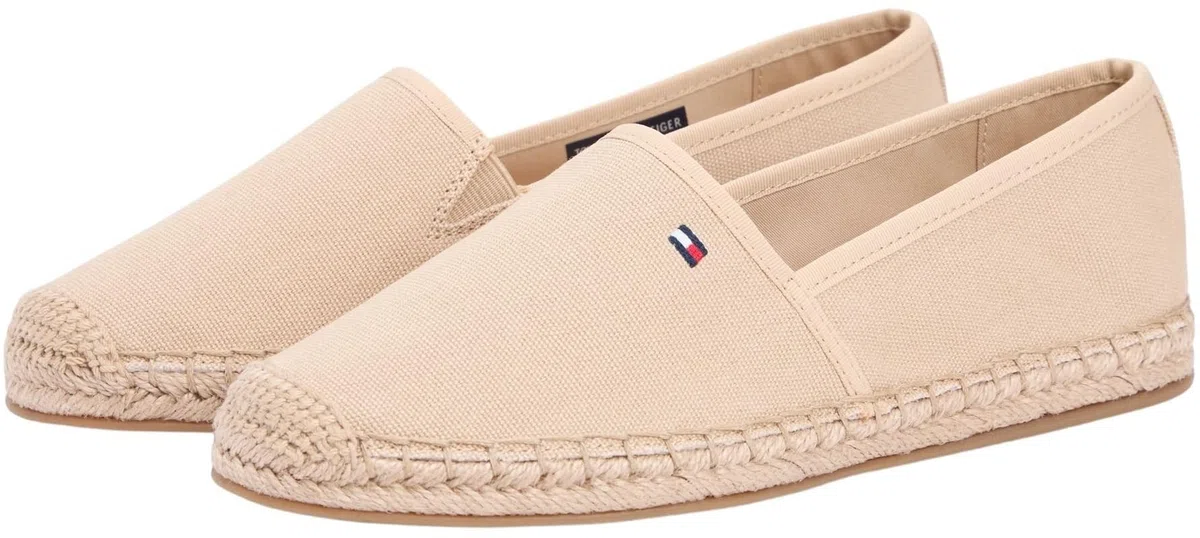 Tommy Hilfiger Alpargatas Mujer Essential Flag Canvas con Logotipo