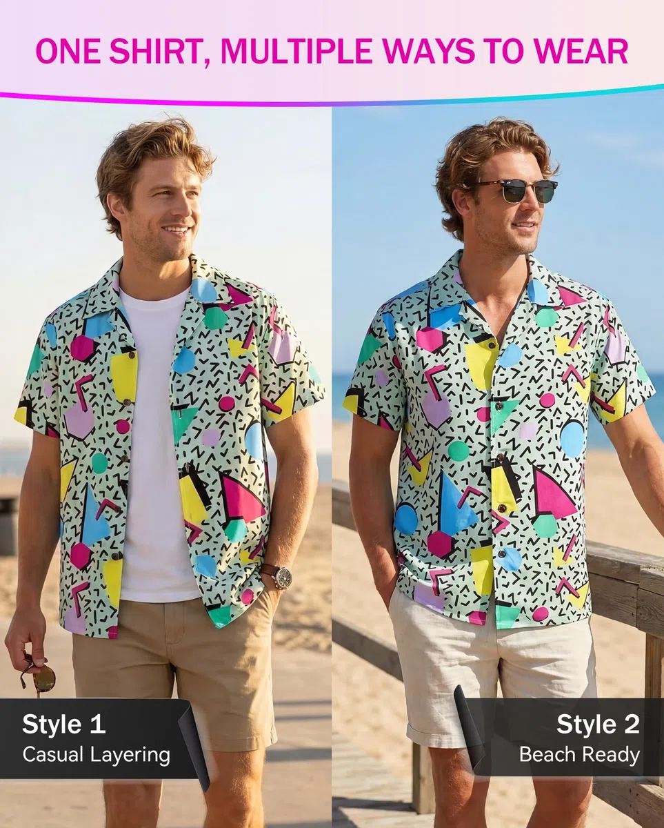 Camisa de Halloween para hombre, manga corta, calabazas, calavera, camisas casuales con botones estampados, camisas florales hawaiana