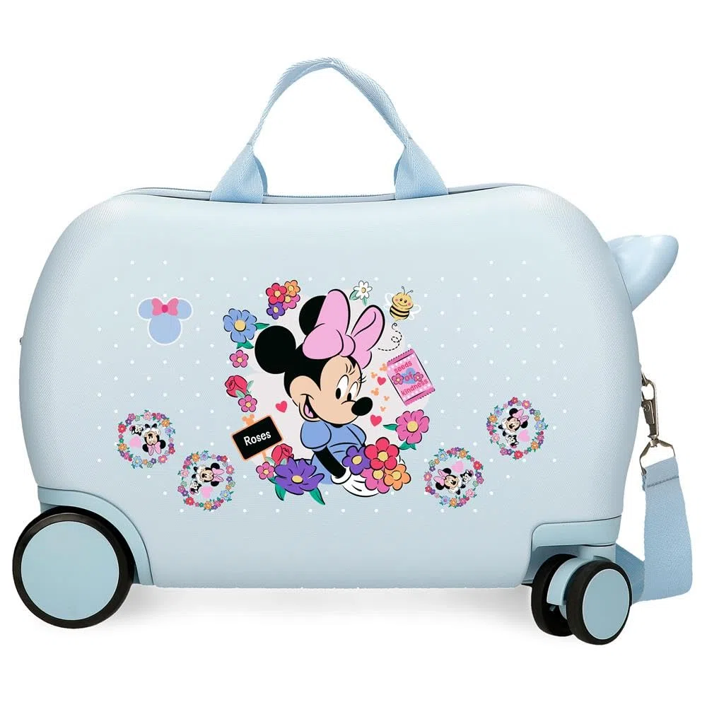 Joumma Disney Minnie Flowers Maleta Infantil Blanco 45x31x20 cms Rígido 1,8 kgs ABS 1,8 kgs 24,6L Equipaje de Mano