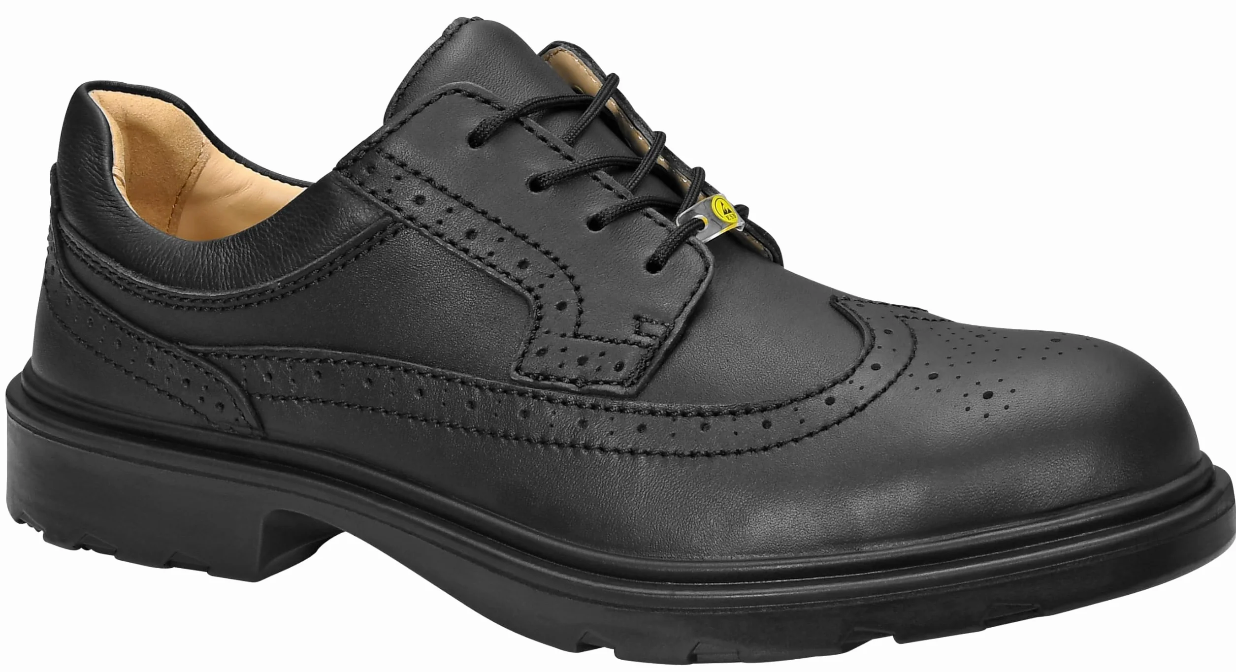 ELTEN OFFICER ESD S2, Zapatos de seguridad para hombre, ligero, puntera de acero, material superior: piel, forro interior: forro de piel, talla 43