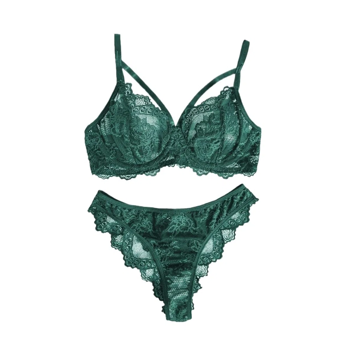 Lencería y ropa interior para mujer, bragas de encaje con aros