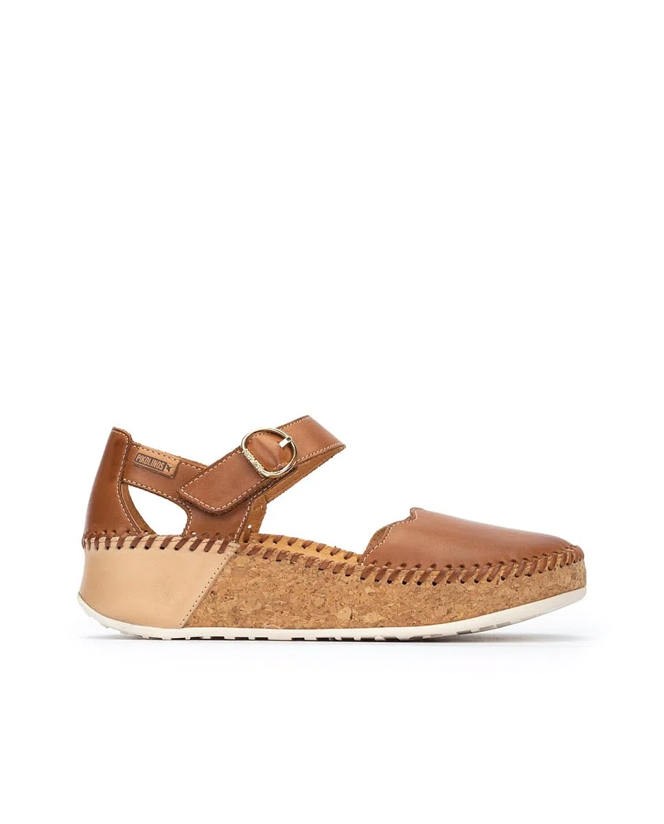 Pikolinos Zapatos semiabiertos en Cuero Marina para Señora