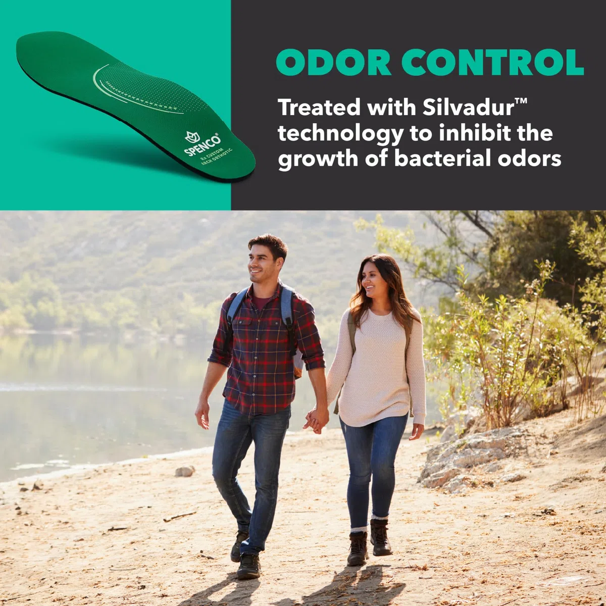 Spenco Rx Orthotic Arch Support - Plantillas de zapatos de longitud completa, para mujer 9-10.5/hombre 8-9.5