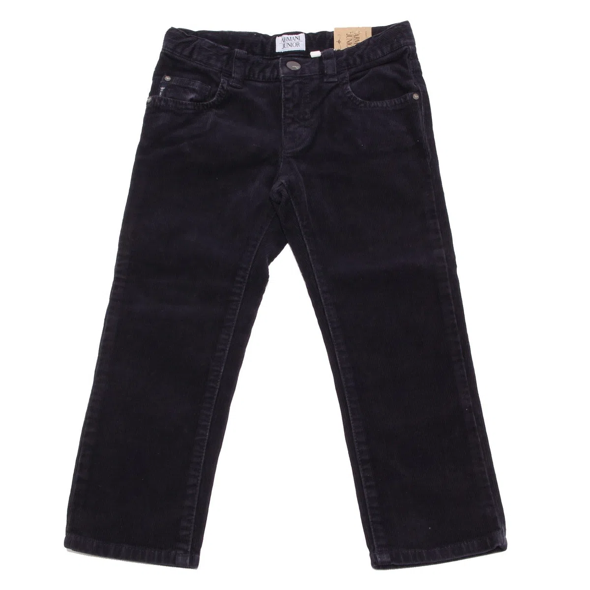 6007R Pantaloni blu bimbo ARMANI JUNIOR velluto a coste trousers pants kids