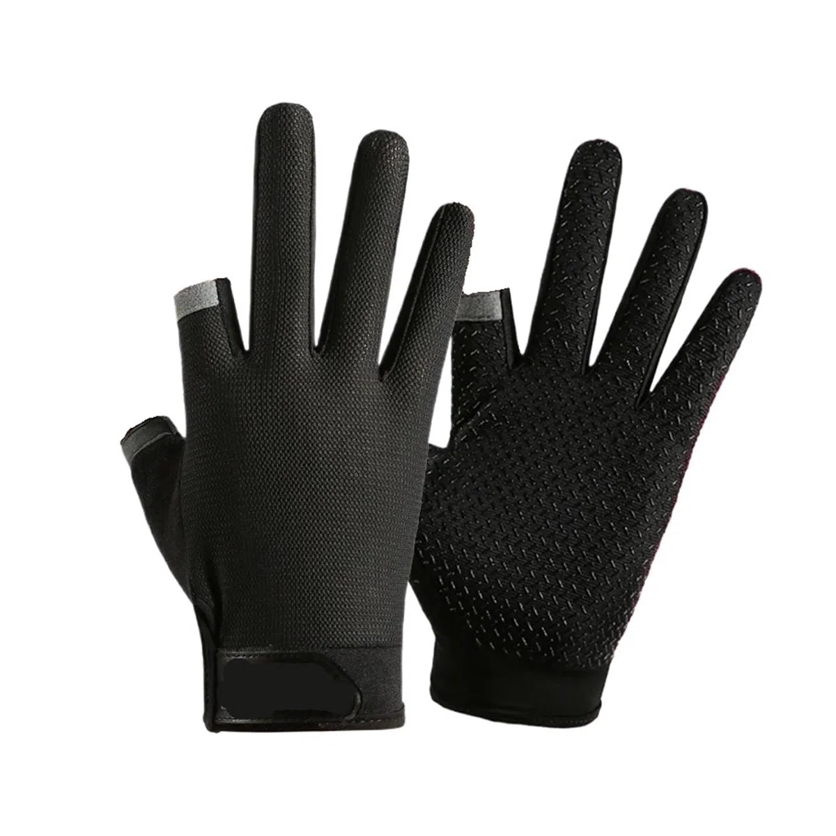 Genérico Guantes de Verano con Pantalla táctil Dos Dedos, Unisex, Pesca, Ciclismo, Fitness