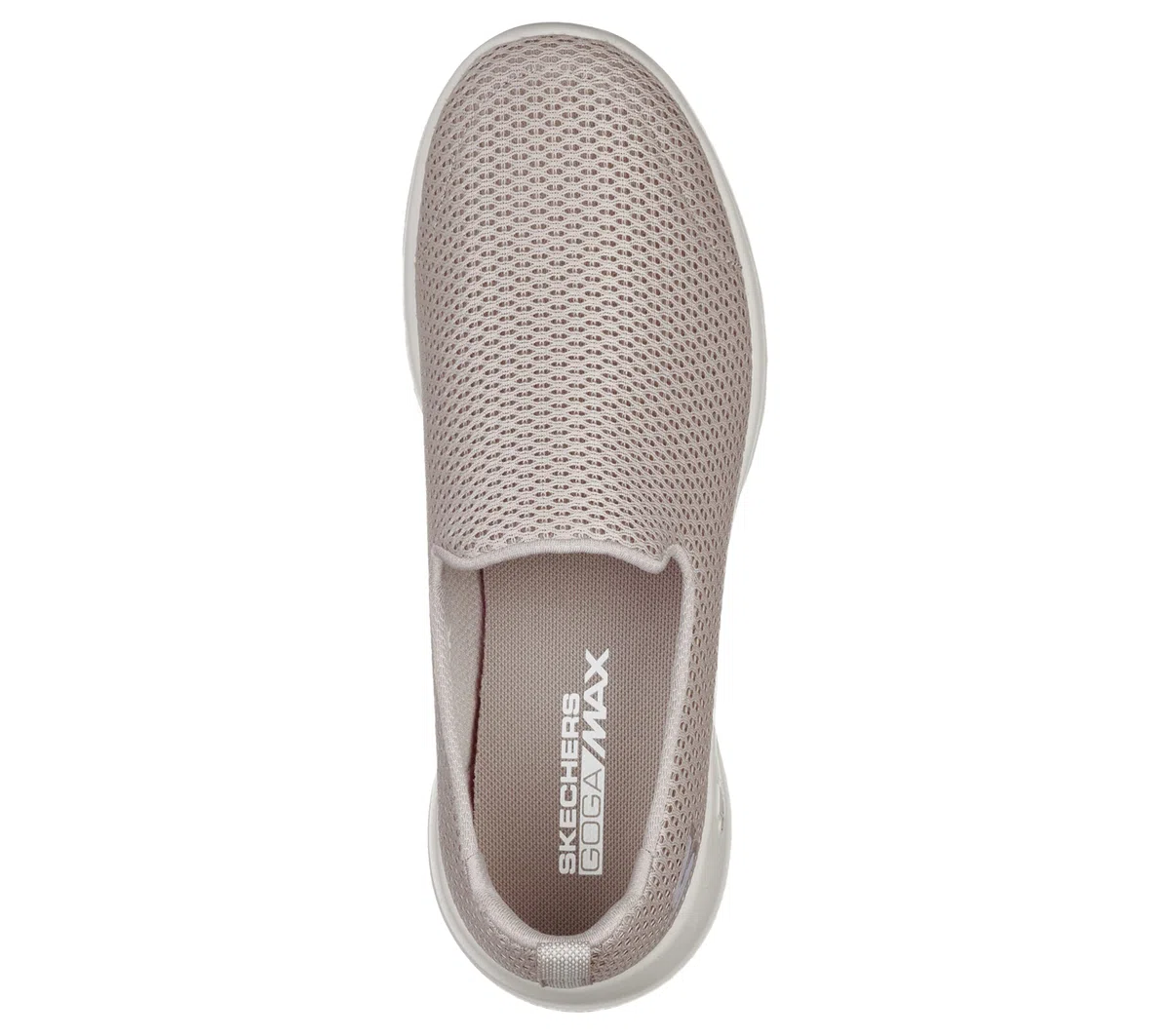 Skechers Mujer Go Walk Joy Trainers, Taupe Textile/Trim, 37 EU