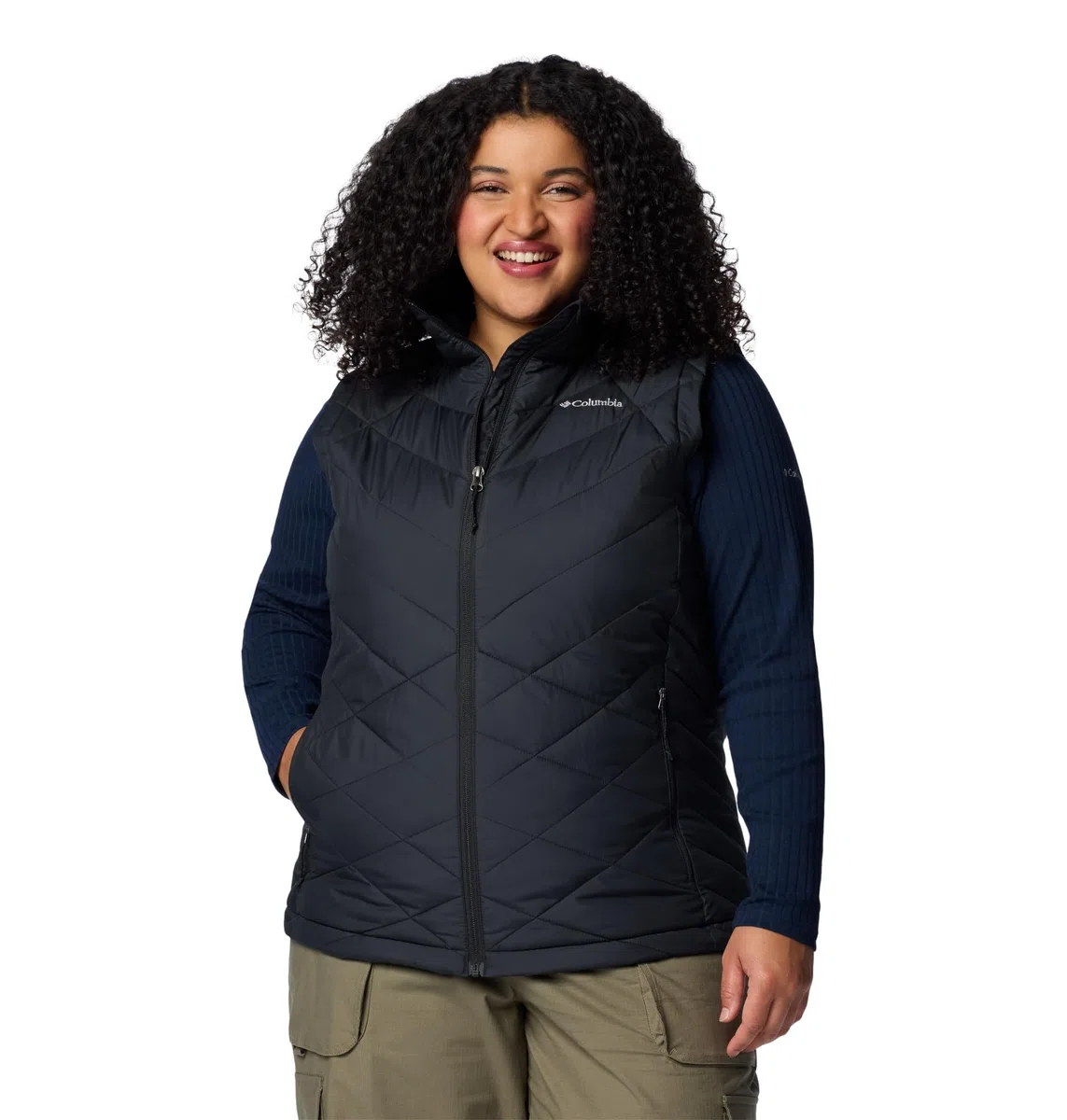 Columbia Heavenly Vest, Chaleco Acolchado para Mujer