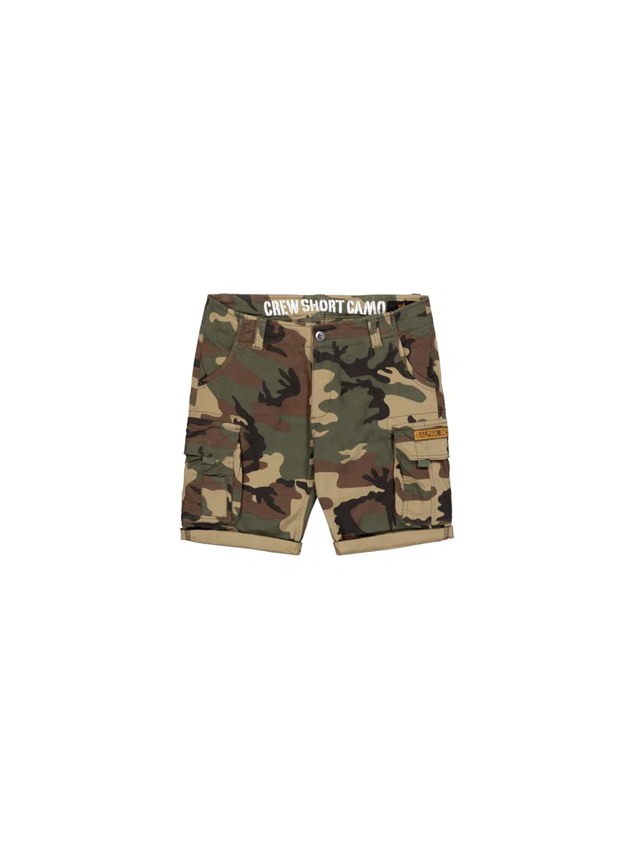 Alpha Industries Crew Camo - Pantalones Cortos Hombre