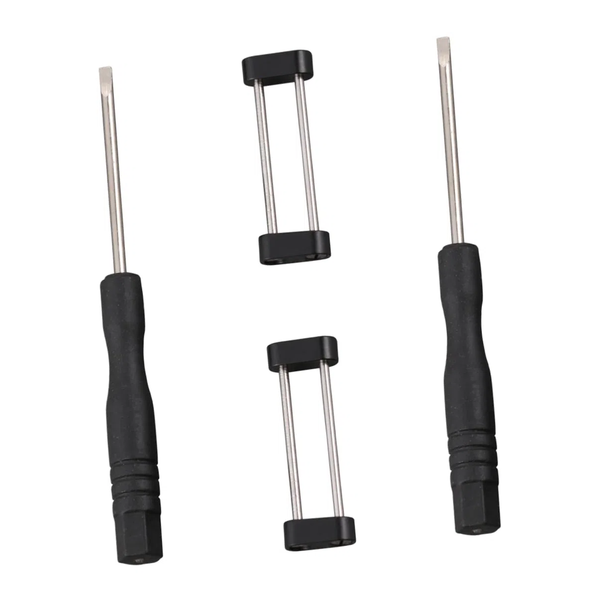 LIFKOME Juego De 3 Adaptadores para Correa De Reloj 2 Anillos De Conexión 2 Destornilladores Herramienta De Conexión para Correas De Reloj con Construcción De Acero Inoxidable.