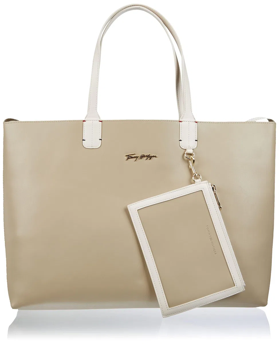 Tommy Hilfiger Iconic Tommy Tote 017 Aw0aw12017 - Bolso de Mano Mujer