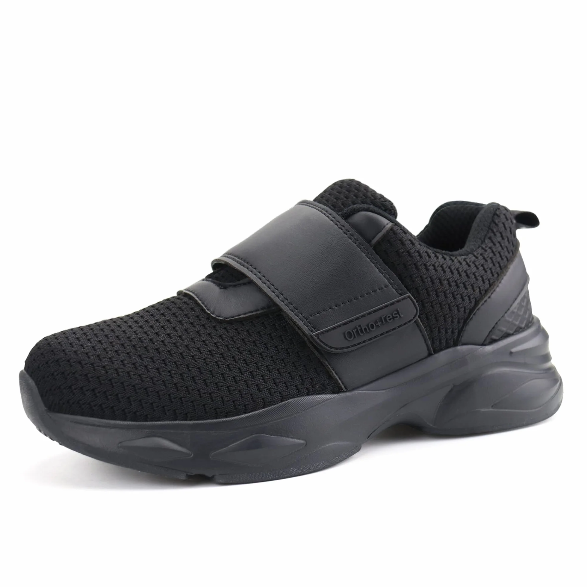 Ortho+rest Zapatos para diabéticos para mujer con cierre ajustable Zapatos ortopédicos para pies hinchados