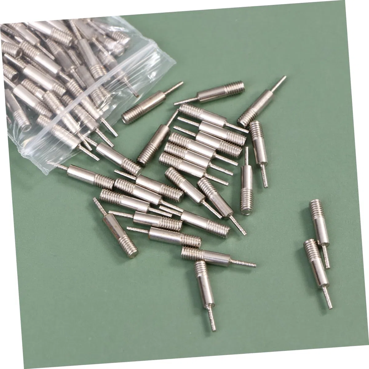 300piezas Muelles De Correa para Reloj Pin De Reparación De Enlace De Correa Accesorios De Herramienta Profesional para Reparar Relojes