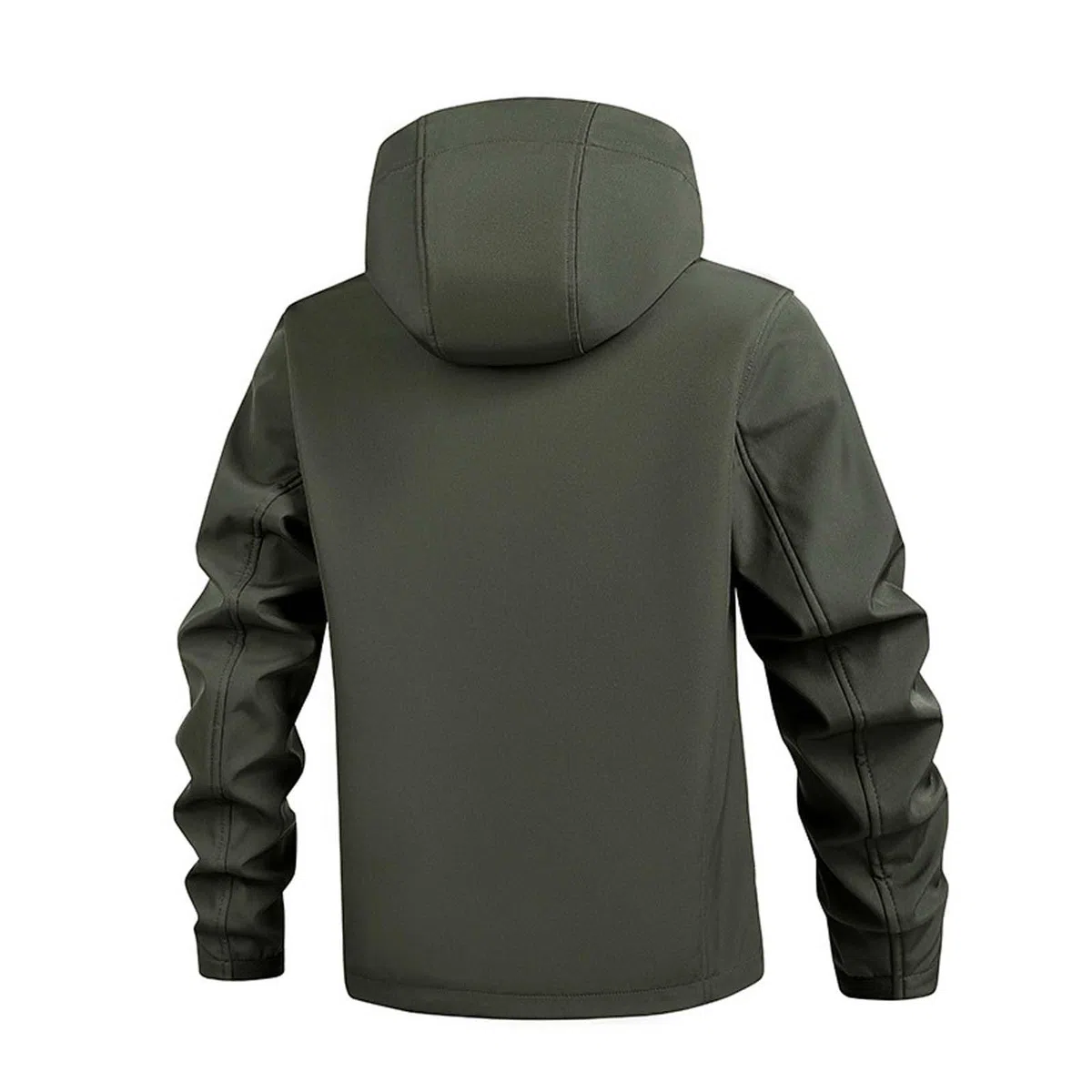 Forros Polares para Hombre, Chaqueta Polar con Cremallera Completa, Abrigo térmico de Invierno para Exteriores, Suave y cálido, Cuello Alto, Sudadera Polar con Capucha, Top Deportivo Activo