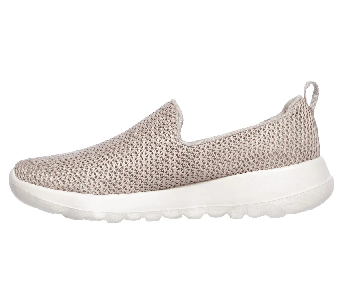 Skechers Mujer Go Walk Joy Trainers, Taupe Textile/Trim, 37 EU