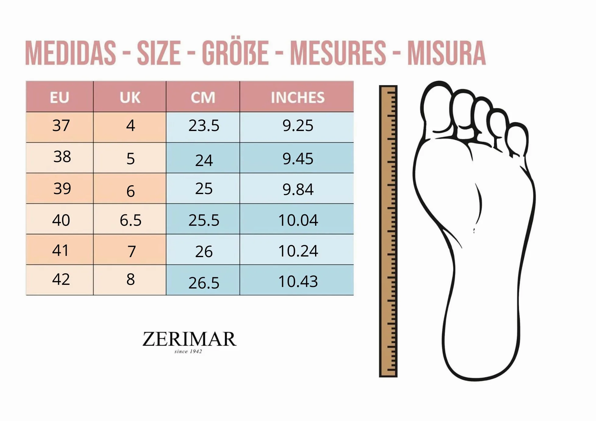 Zerimar Zapatos Mujer Piel Comodos - Zapatos Elegantes y Ligeros para Uso Diario para Oficinas, Recepcionistas, Hosteleria -Tacon 2,5 cm