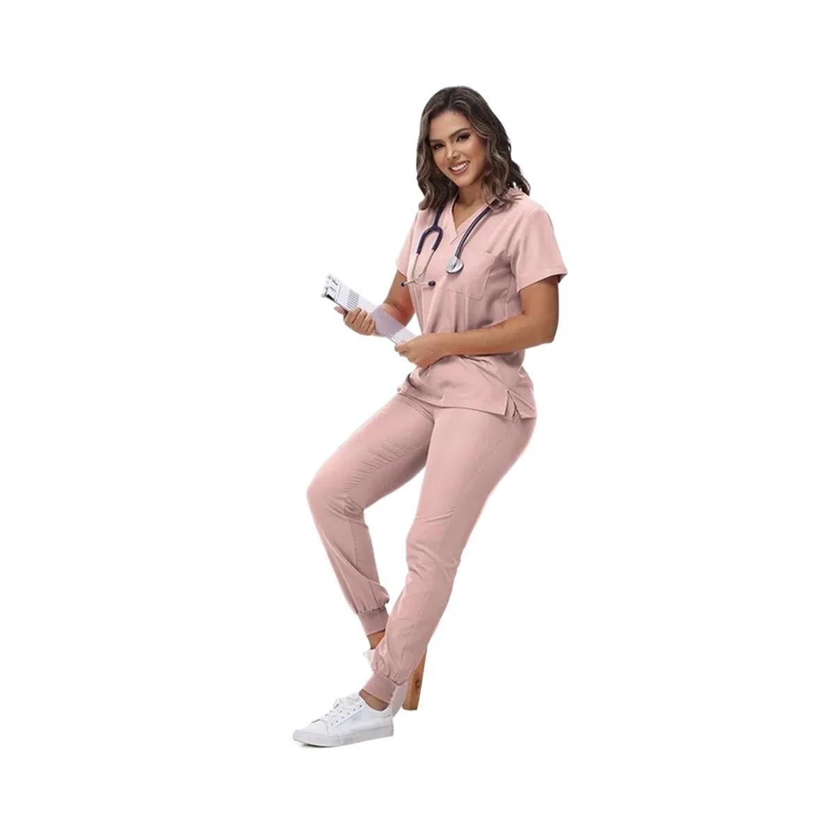 Uniforme Sanitario Hombre Uniforme de médico y Enfermera, Conjunto de Servicios dentales y pediátricos de Secado rápido(Dark Green,XXL)