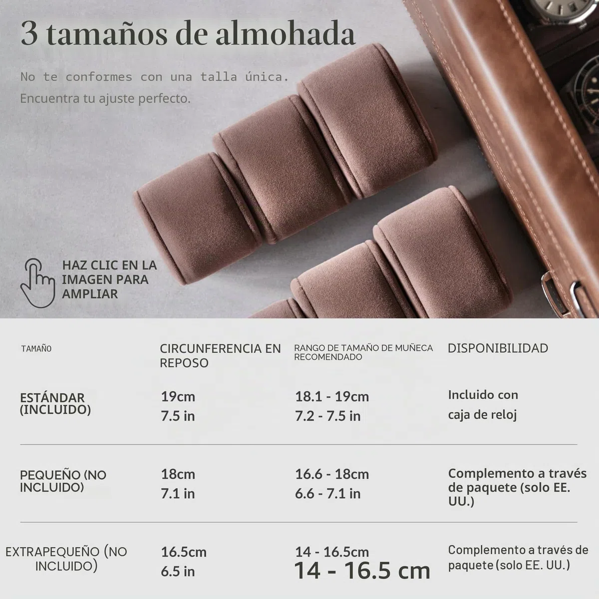 TAWBURY Estuche de Cuero Vegano para 6 Relojes y Joyería para Hombre - Organizador y Caja de Almacenamiento
