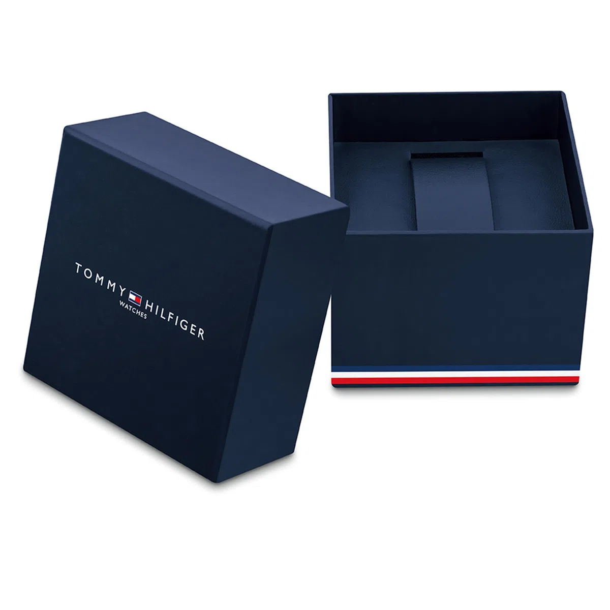 Tommy Hilfiger Reloj Analógico de Cuarzo multifunción para hombre con Correa en Acero Inoxidable