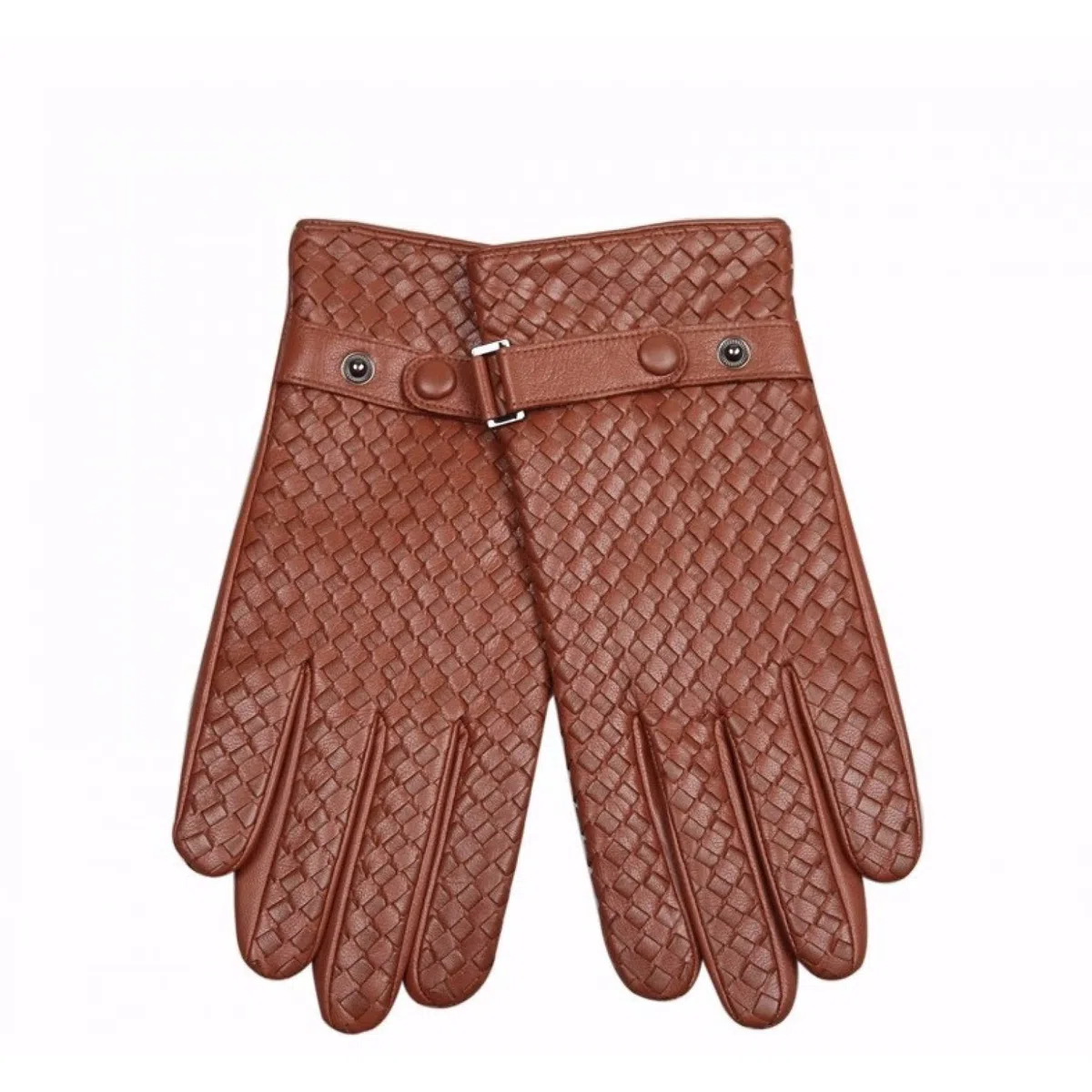 Guantes de motocicletaGuantes de cuero para hombre Guantes de cuero de muñeca sólida Guantes de cuero para hombre Guantes cálidos de invierno para conducir