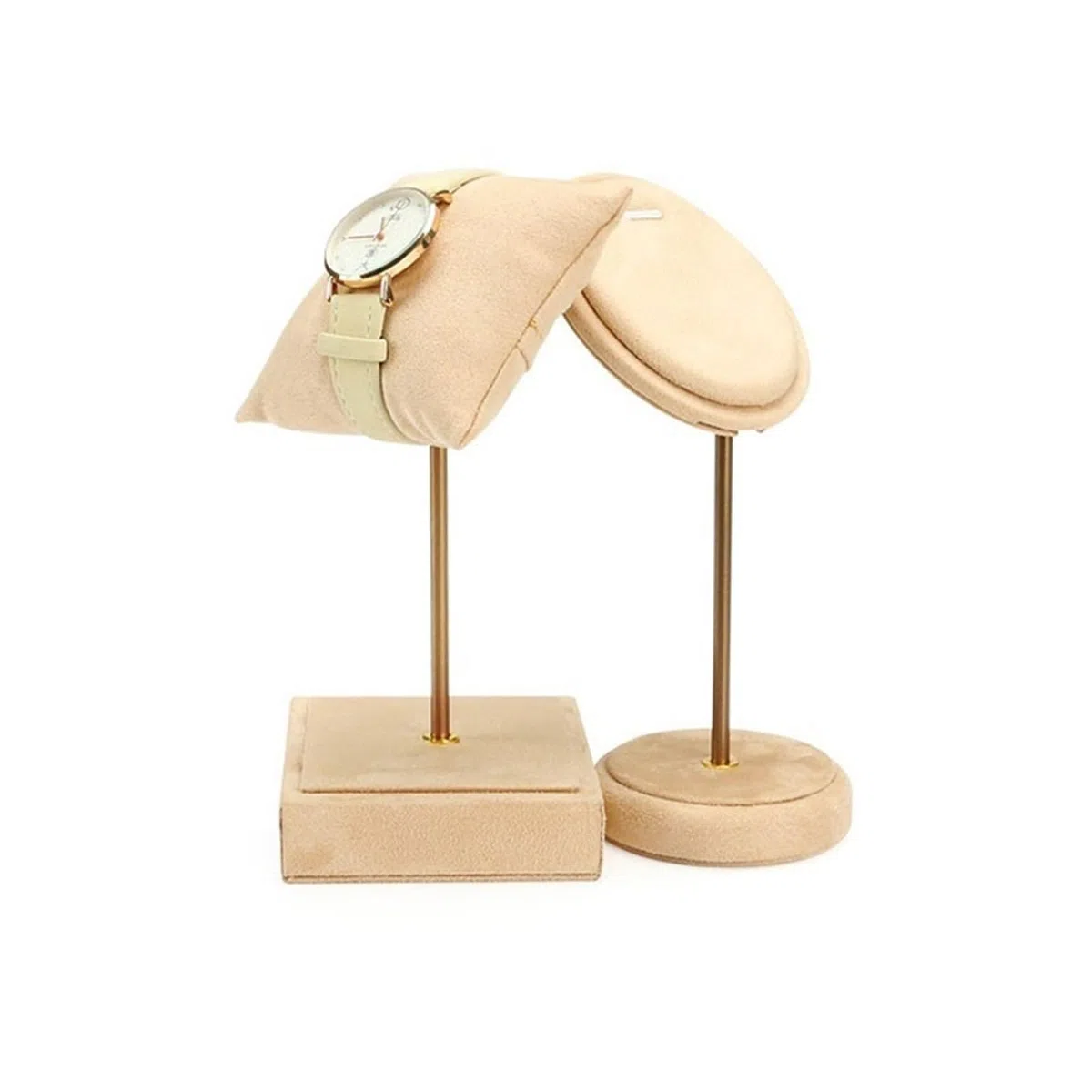 Jewelry Towers - Soporte para relojes, accesorios de exhibición de joyas, soporte de exhibición de joyas, soporte de exhibición de joyas (beige)