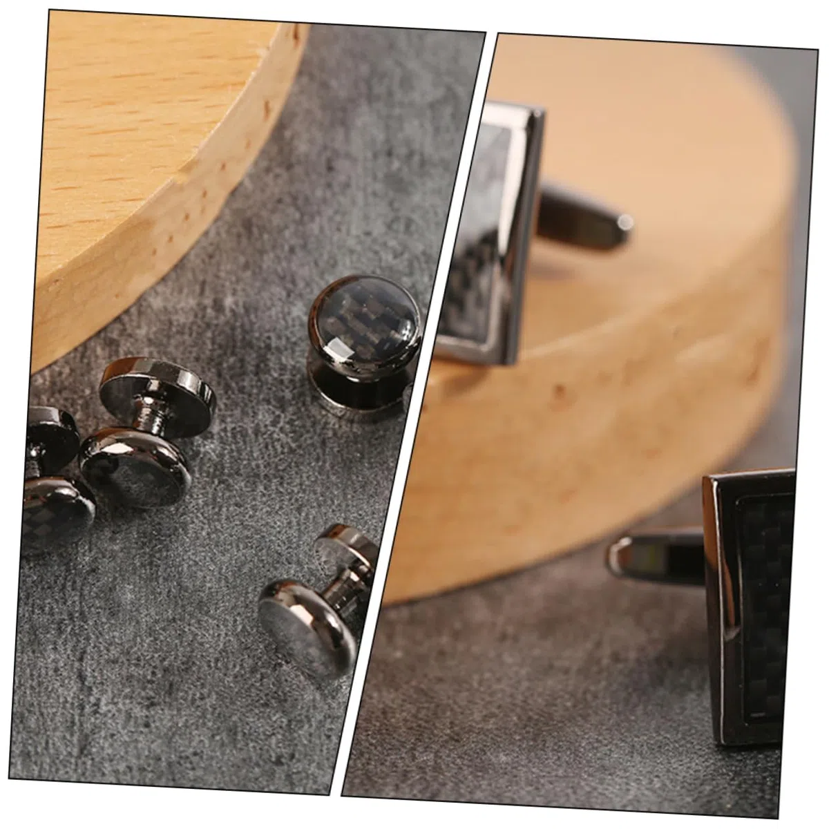 Homoyoyo 18piezas Conjunto De Gemelos y Tachuelas Para Camisas De Esmoquin Elegantes Para Hombres Accesorios De Tuxedo Para Ocasiones Formales y Cumpleaños