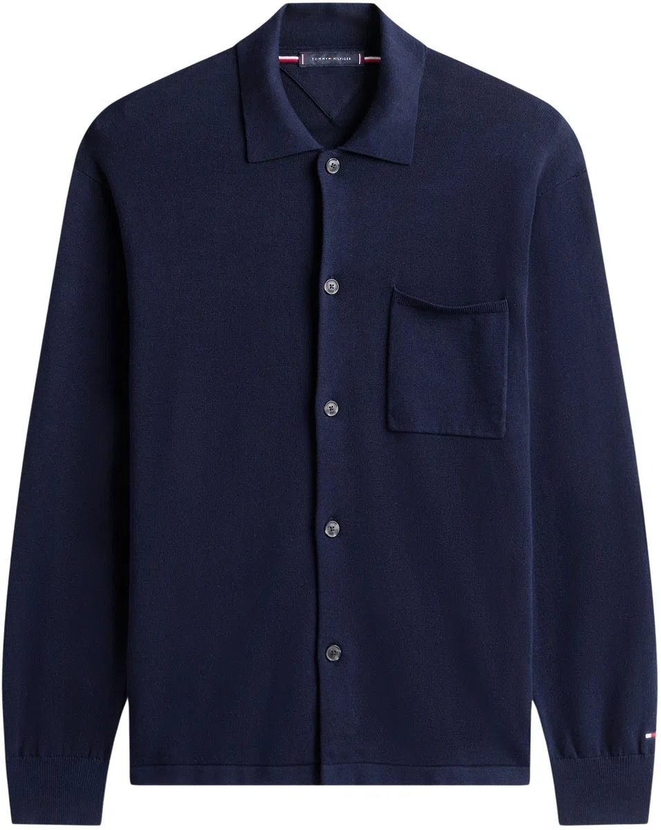 Tommy Hilfiger Essential Cotton LS Over Shirt Mw0mw40432 Otros suéteres Hombre (Pack de 1)